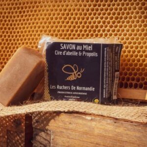 Savon Miel-Propolis-Cire d'abeille 100g