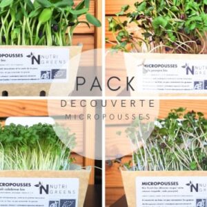 Micro pousses Pack découverte bio 4 barquettes
