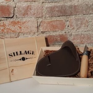 Coffret Gant Huîtrier Noisette (gant + couteau à huîtres) - Pour Droitier
