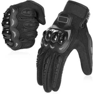 Gants de Moto, Gants à Écran Tactile Plein Doigt pour la Course de Moto, Escalade, Chasse, Motocross et Autres Sports de Plein Air